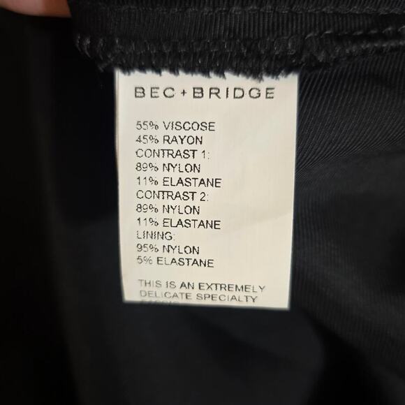 BEC & BRIDGE Black Chocolate Amoras Cut Out Maxi Dress Sz 10 NWT - Picture 9 of 10